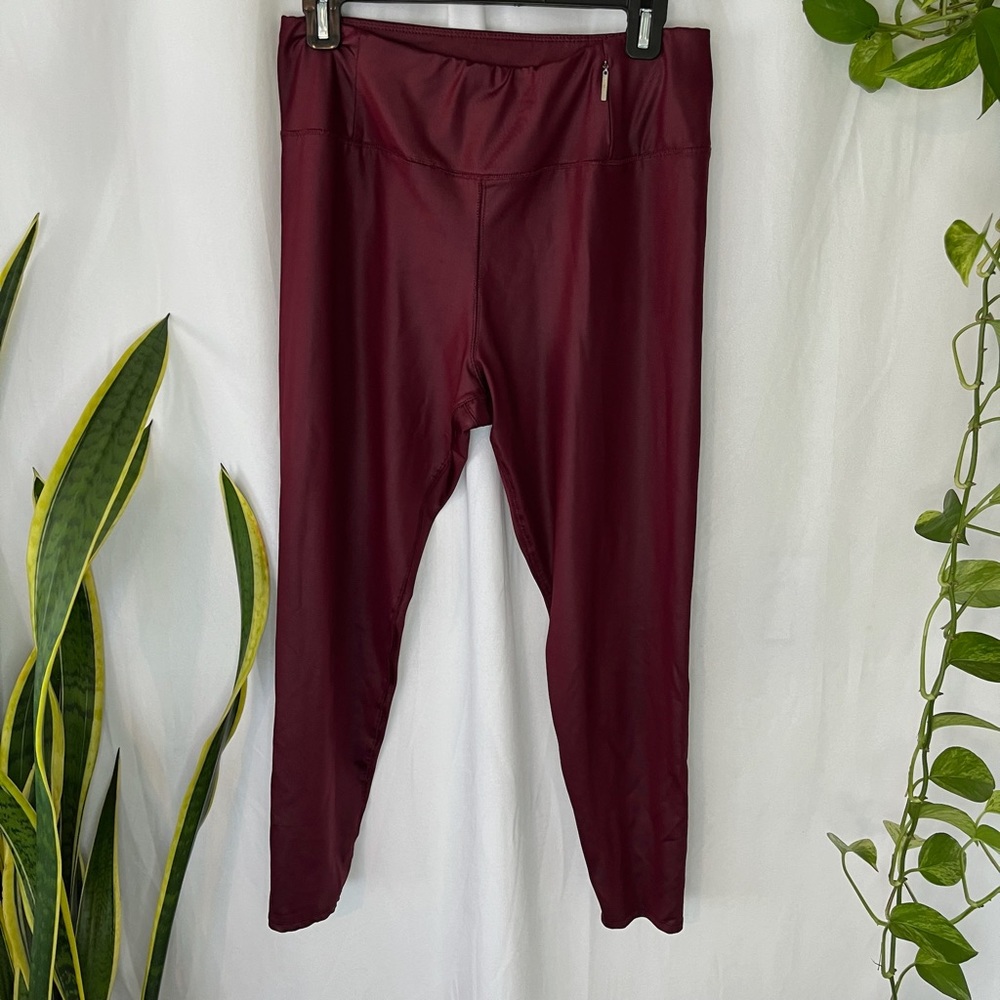 Tahari Sport | Burgundy Leggings